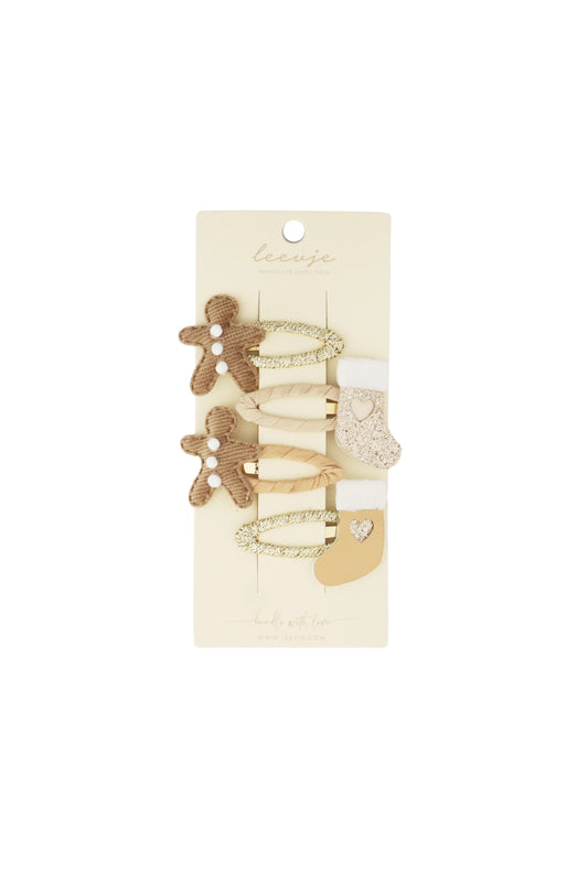 Leevje Haarspangen 'CHRISTMAS STOCKING CLIPS'