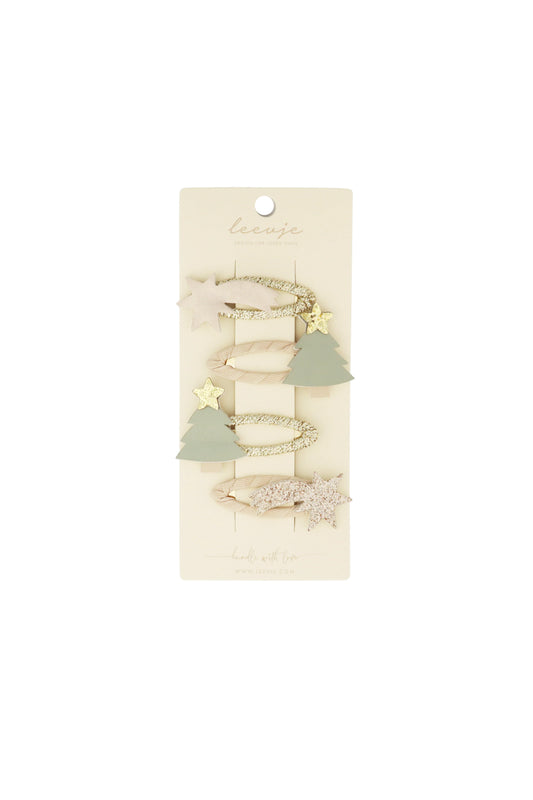 Leevje Haarspangen 'CHRISTMAS TREE CLIPS'