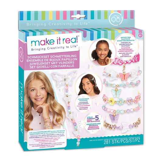 make it real Schmuckset Schmetterling