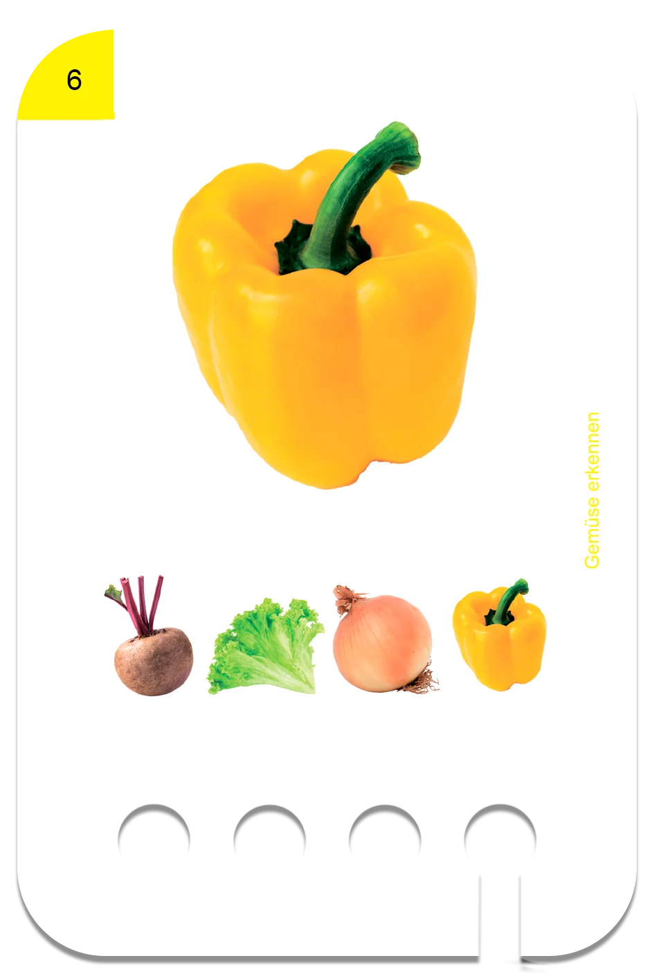 Erste Übungen - Gemüse erkennen 2+