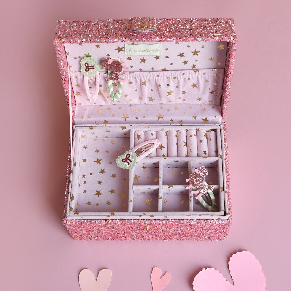 Rockahula Confetti Glitter Schmuckkästchen – groß