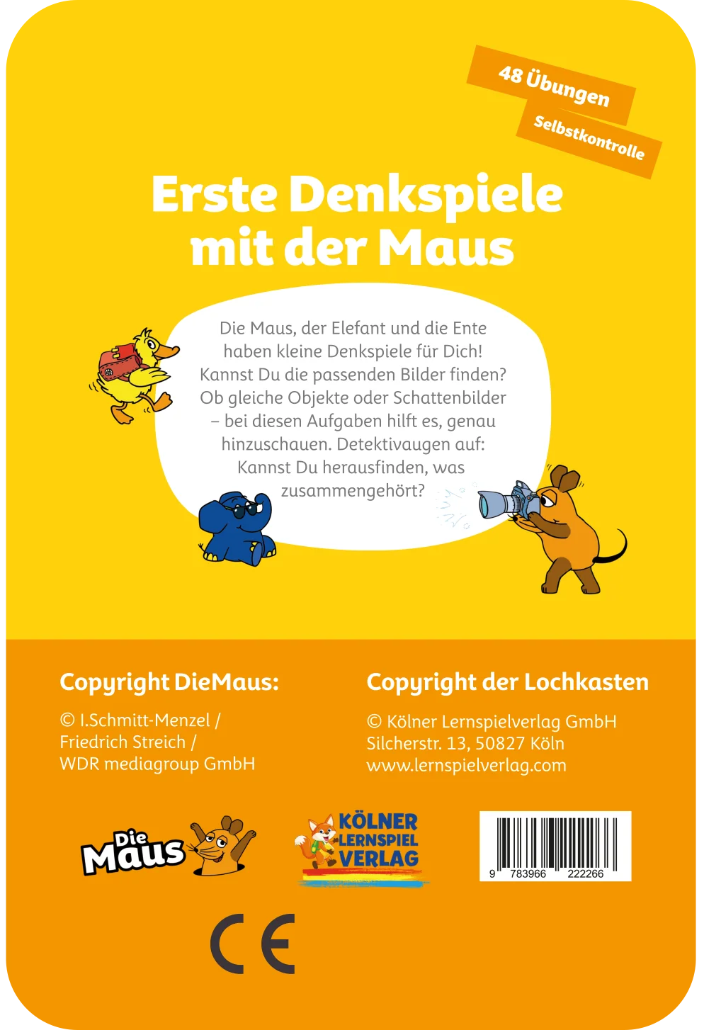 Erste Denkspiele mit der Maus 3-4+