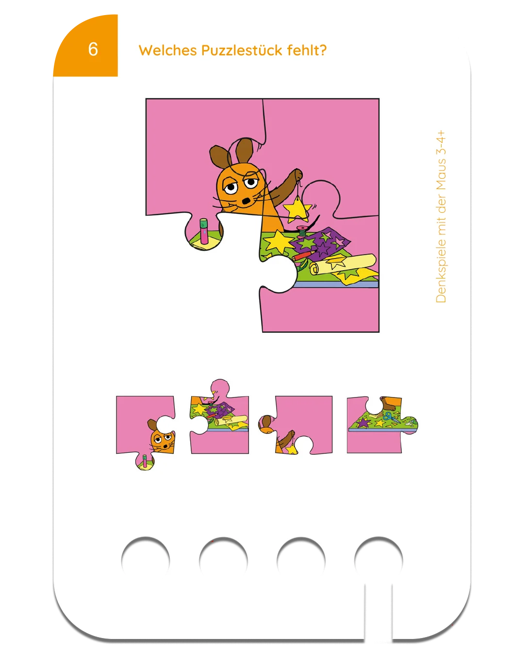 Erste Denkspiele mit der Maus 3-4+
