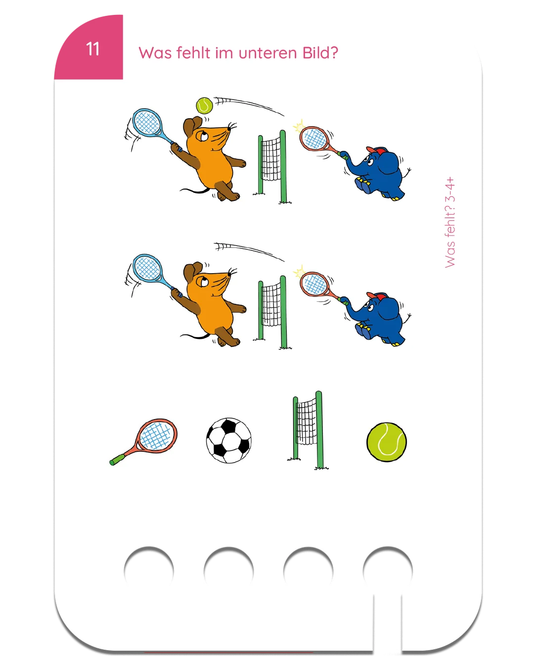 Was fehlt mit der Maus? 3-4+