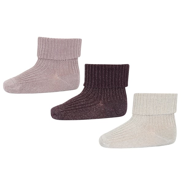 MP Denmark Ida Glitzer Socken 3-er Pack