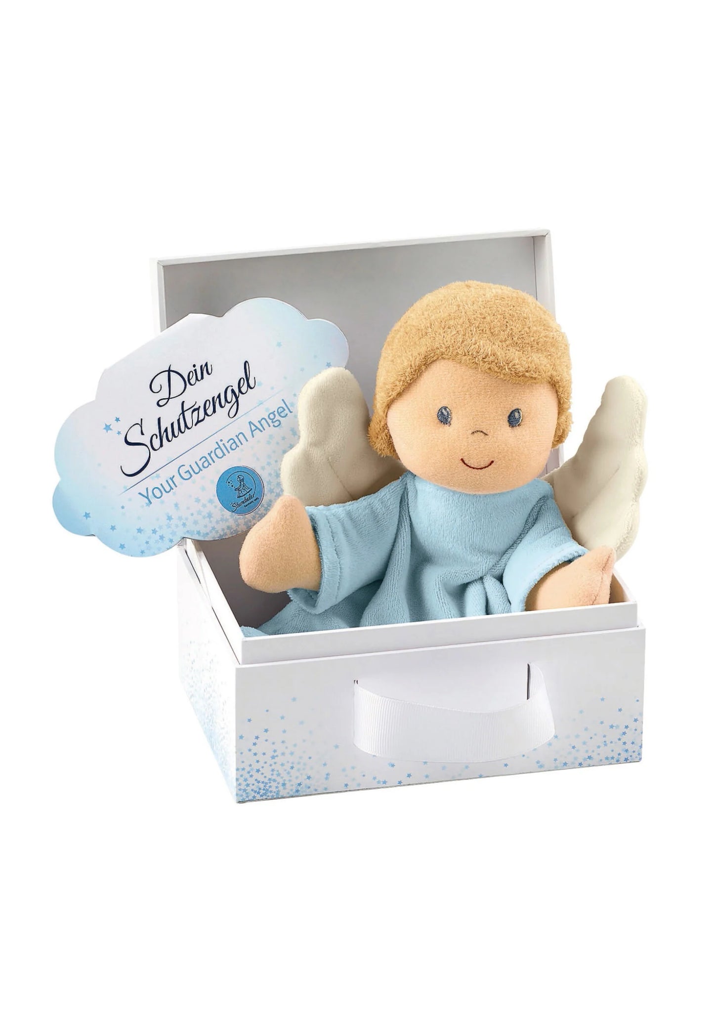 Sterntaler Schmusetuch M Schutzengel blau