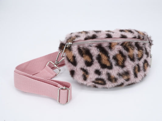 KisMe Sidebag Plüsch Leoprint