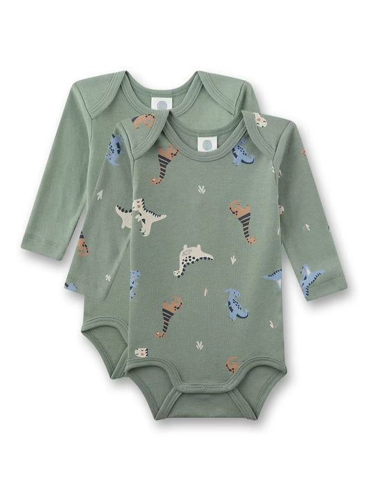 Sanetta Baby-Body langarm (Doppelpack)