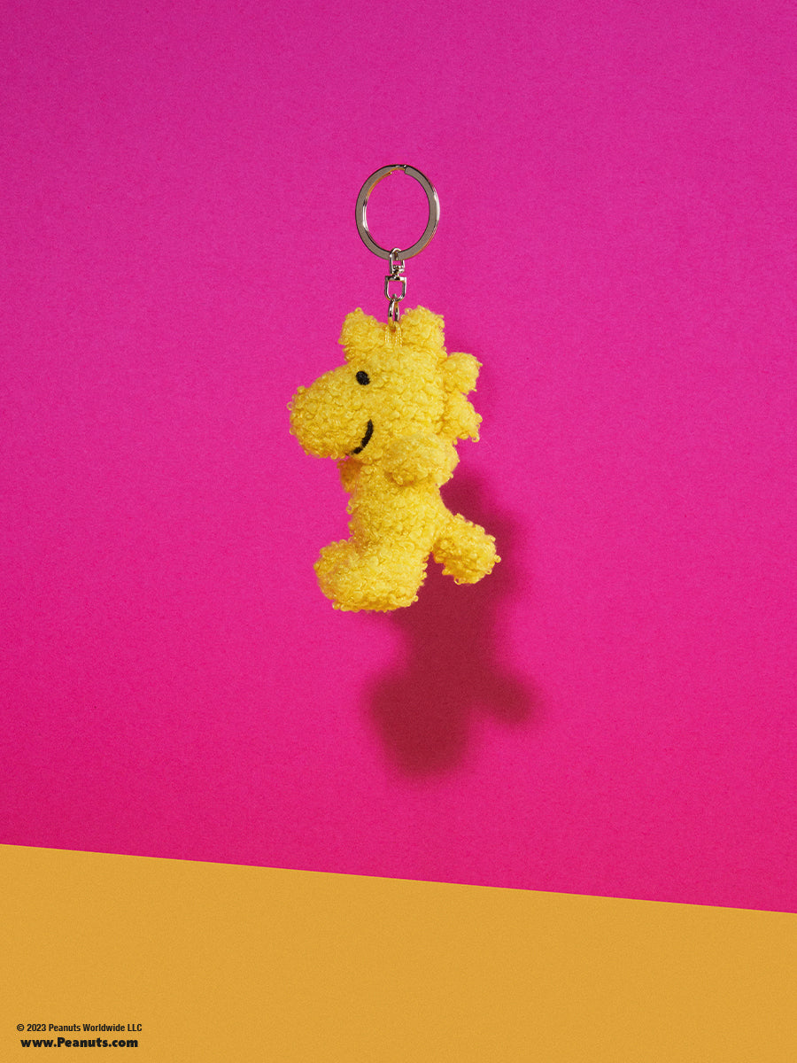 Woodstock Schlüsselanhänger ECO Tiny Teddy – Yellow – 7 cm