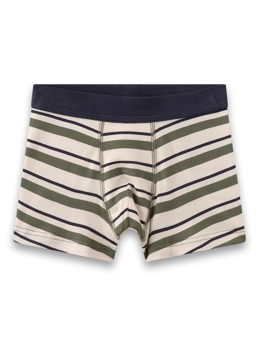 Sanetta Jungen-Hipshorts khaki Ringel