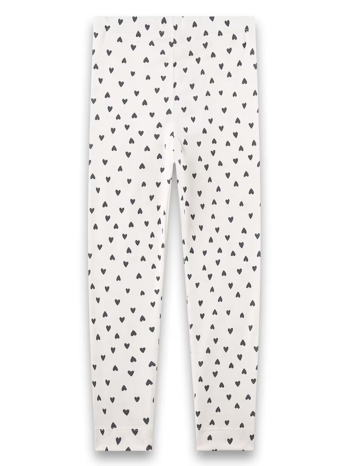 Sanetta Mädchen Unterhose lang off-white Herzchen