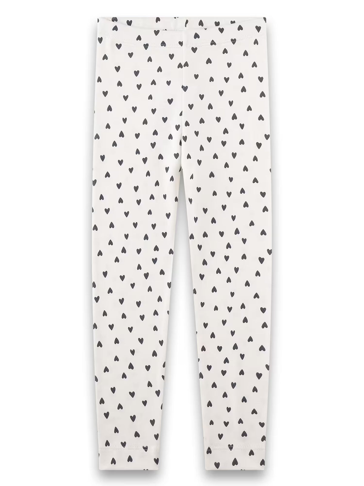 Sanetta Mädchen Unterhose lang off-white Herzchen