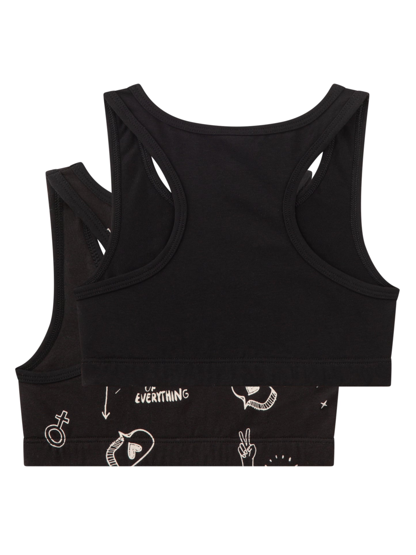 Sanetta Bustier Doppelpack Graffiti