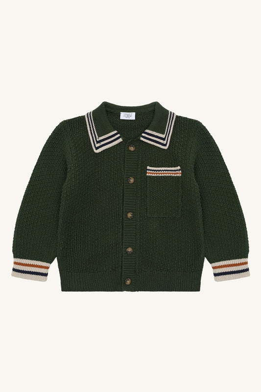 Hust & Claire Pelle Polo Strickjacke