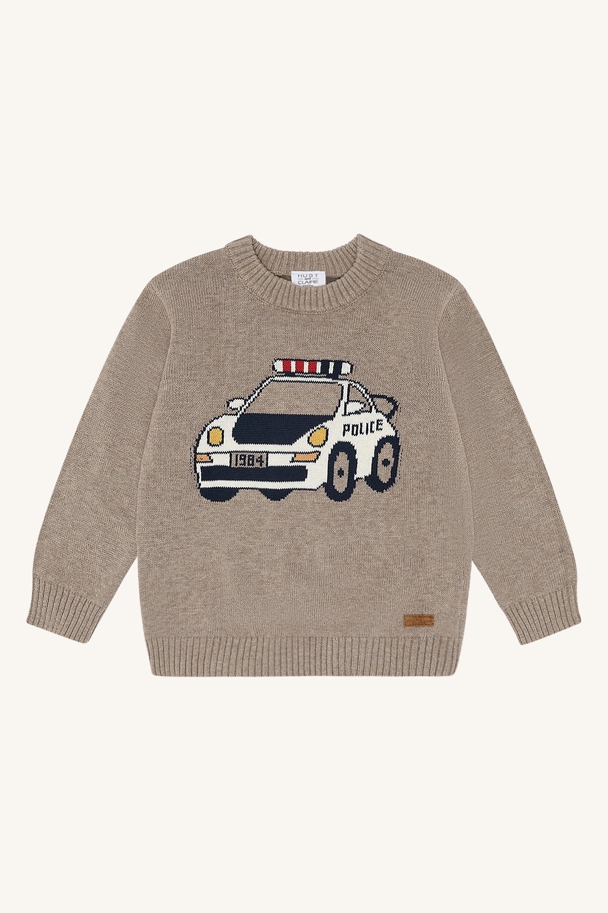 Hust & Claire Pelle Pullover Polizeiauto