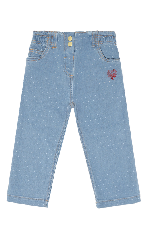 Hust & Claire Hose Theresa Dotty denim