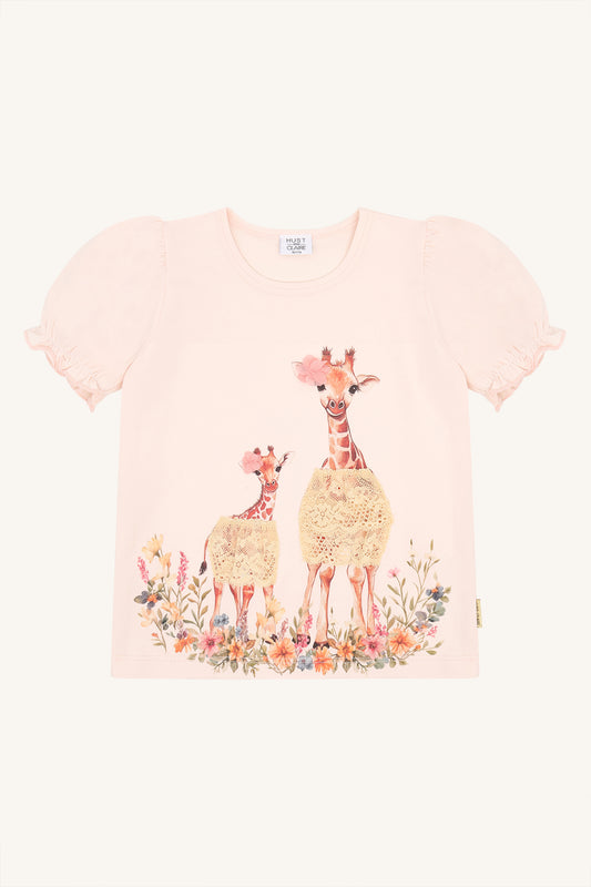 Hust & Claire Hust & Claire T-Shirt Alma Giraffe