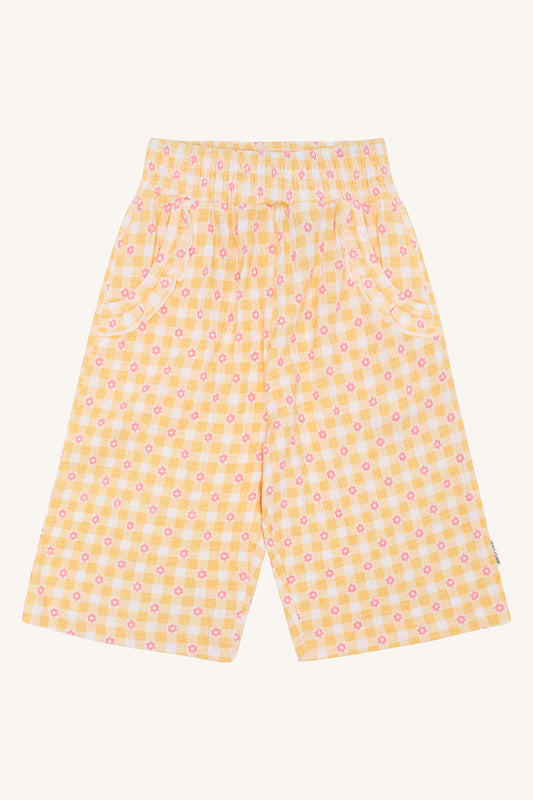 Hust & Claire Hose Teah Flower Check