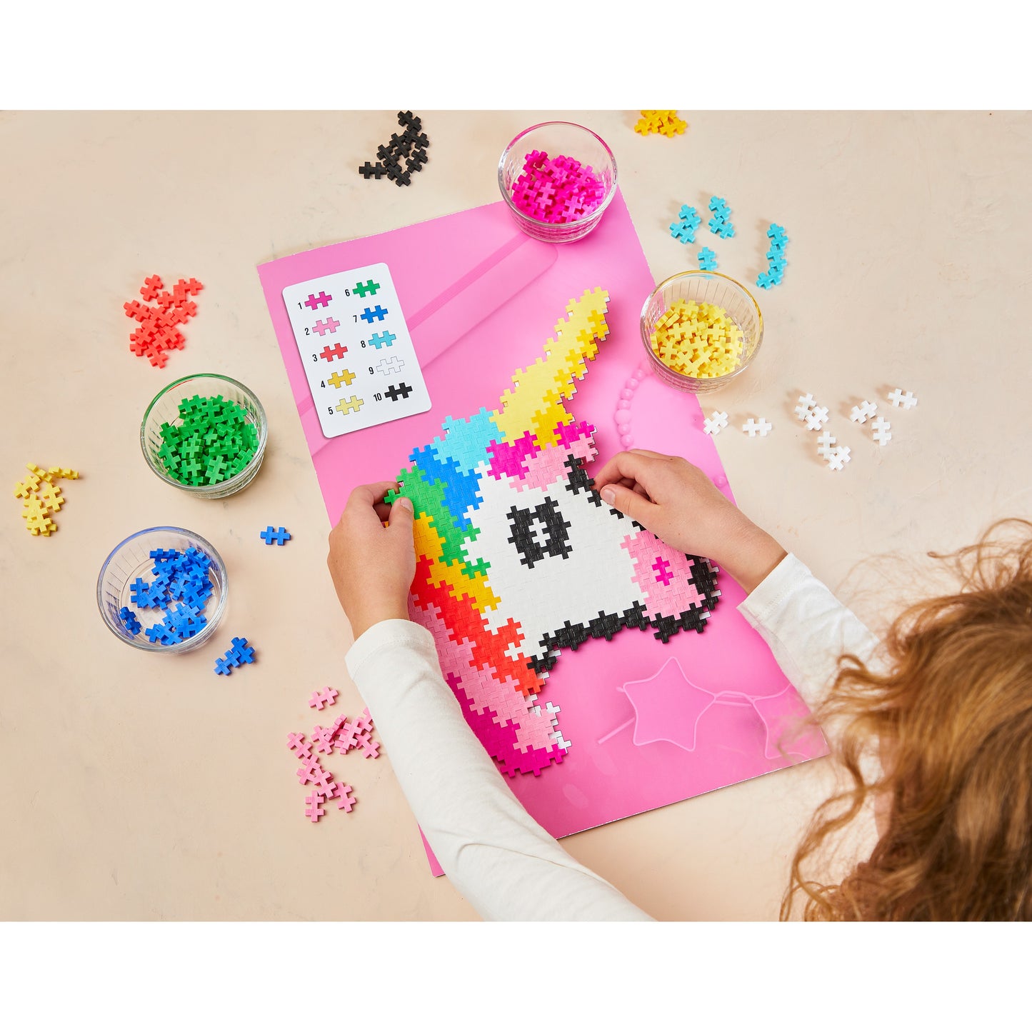 Plus-Plus Puzzle By Number: Einhorn - 250 Stück