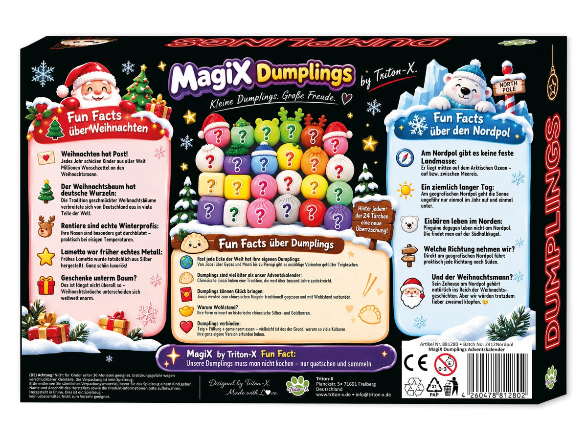 MagiX Dumpling Adventskalender - Jetzt vorbestellen 🥟🎄 – Auslieferung ab Anfang November, pünktlich zur Adventszeit bei dir!