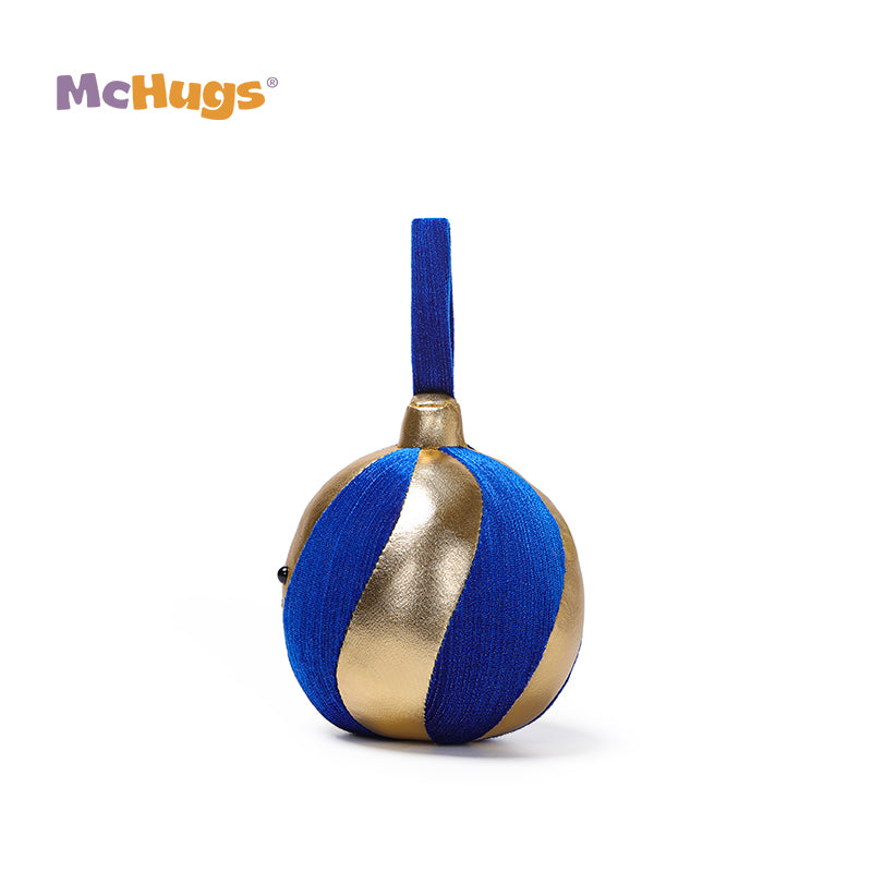 McHugs Blue & Gold Christmas Ball Ornament