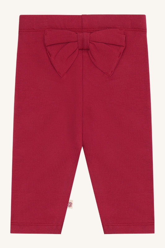 Hust & Claire Leggings Lisa mit großer Schleife