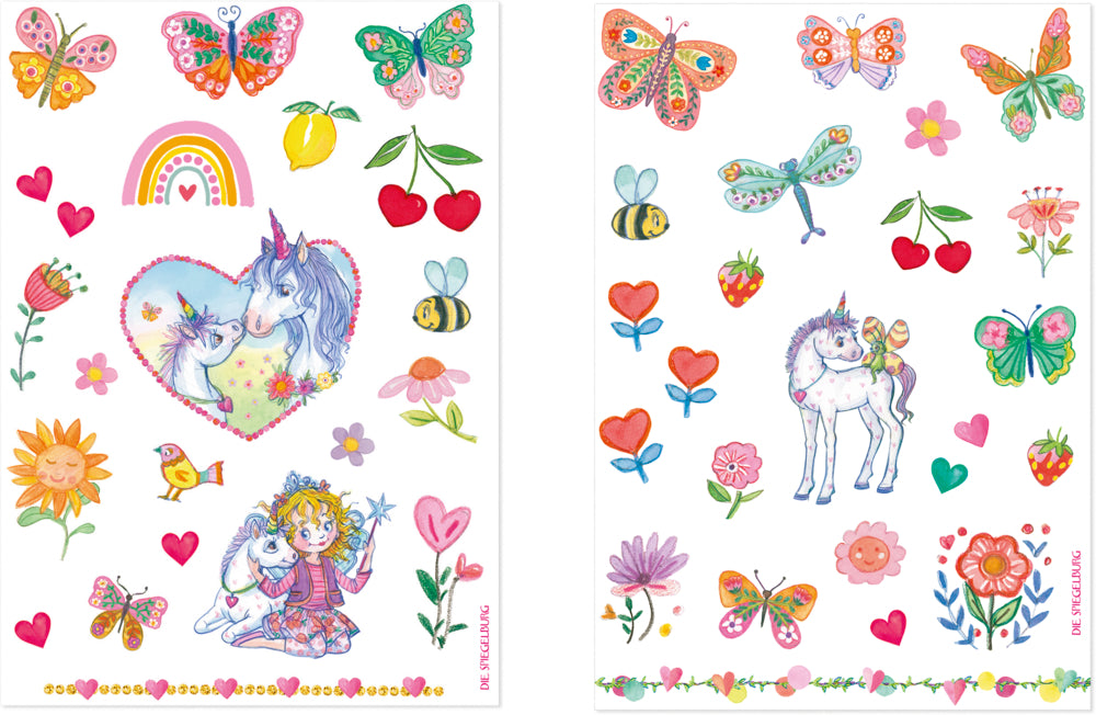Glitzer-Tattoos - Prinzessin Lillifee