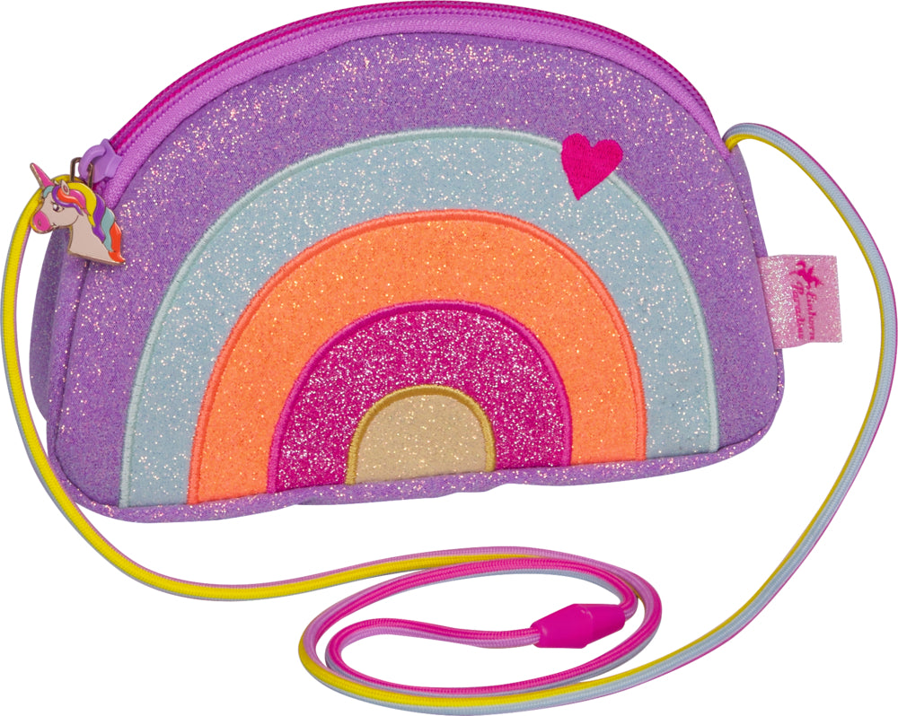 Glitzer-Täschchen Regenbogen - Einhorn-Paradies
