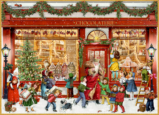 Chocolaterie A4 Wand-Adventskalender