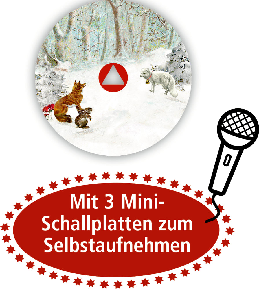 Vintage-Grammophon Sound-Adventskalender mit 24 Weihnachtsliedern