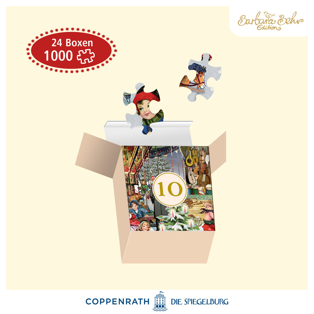 Coppenrath Nostalgischer Weihnachtsmarkt Puzzle-Adventskalender
