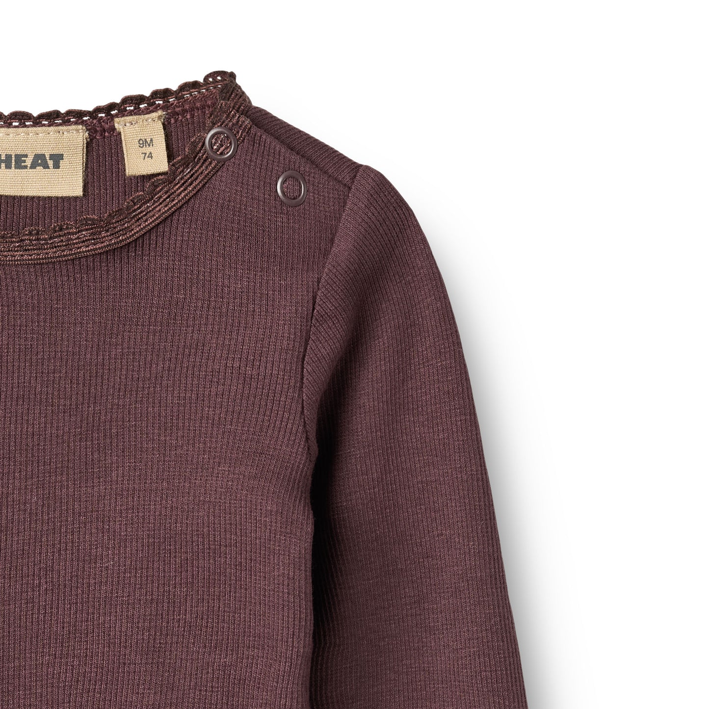 Wheat Mädchen Langarmshirt Reese - fudge