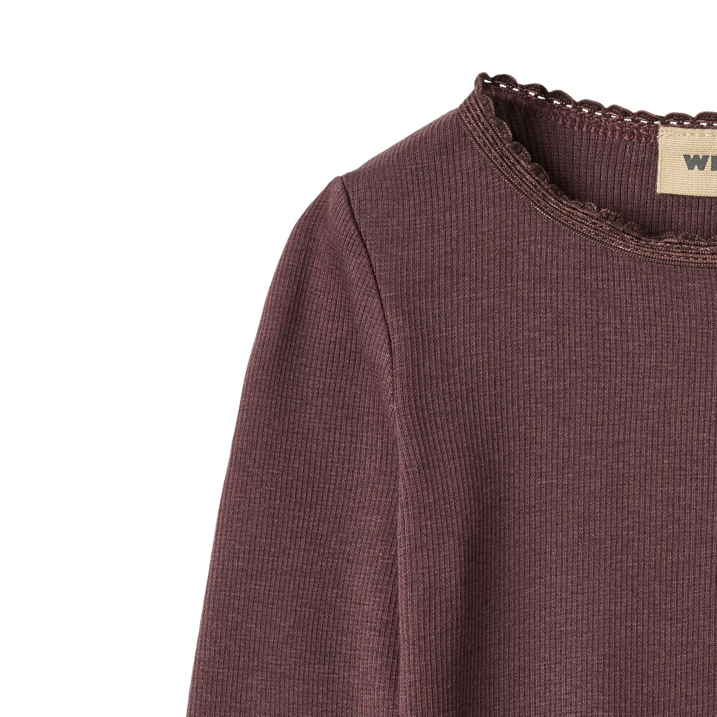Wheat Mädchen Langarmshirt Reese - fudge