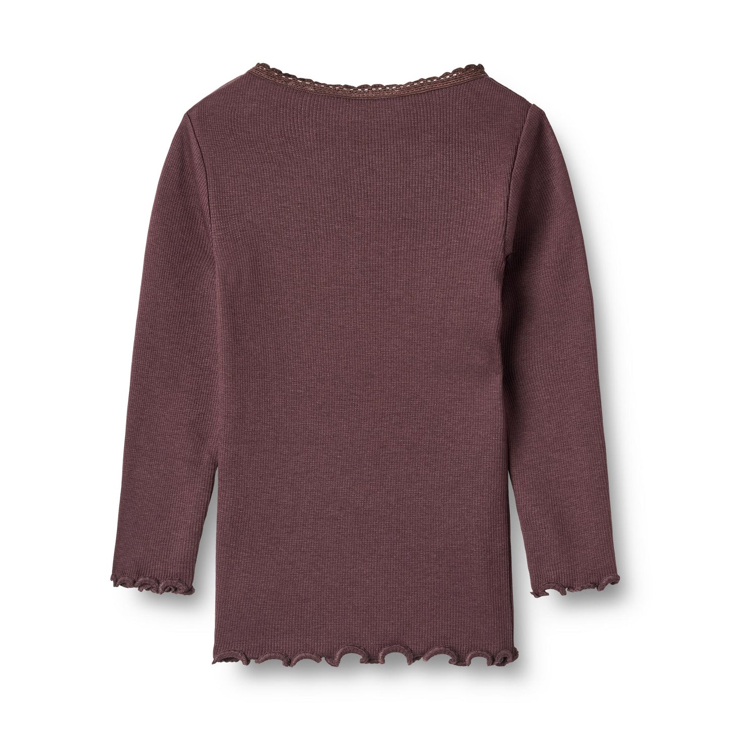 Wheat Mädchen Langarmshirt Reese - fudge