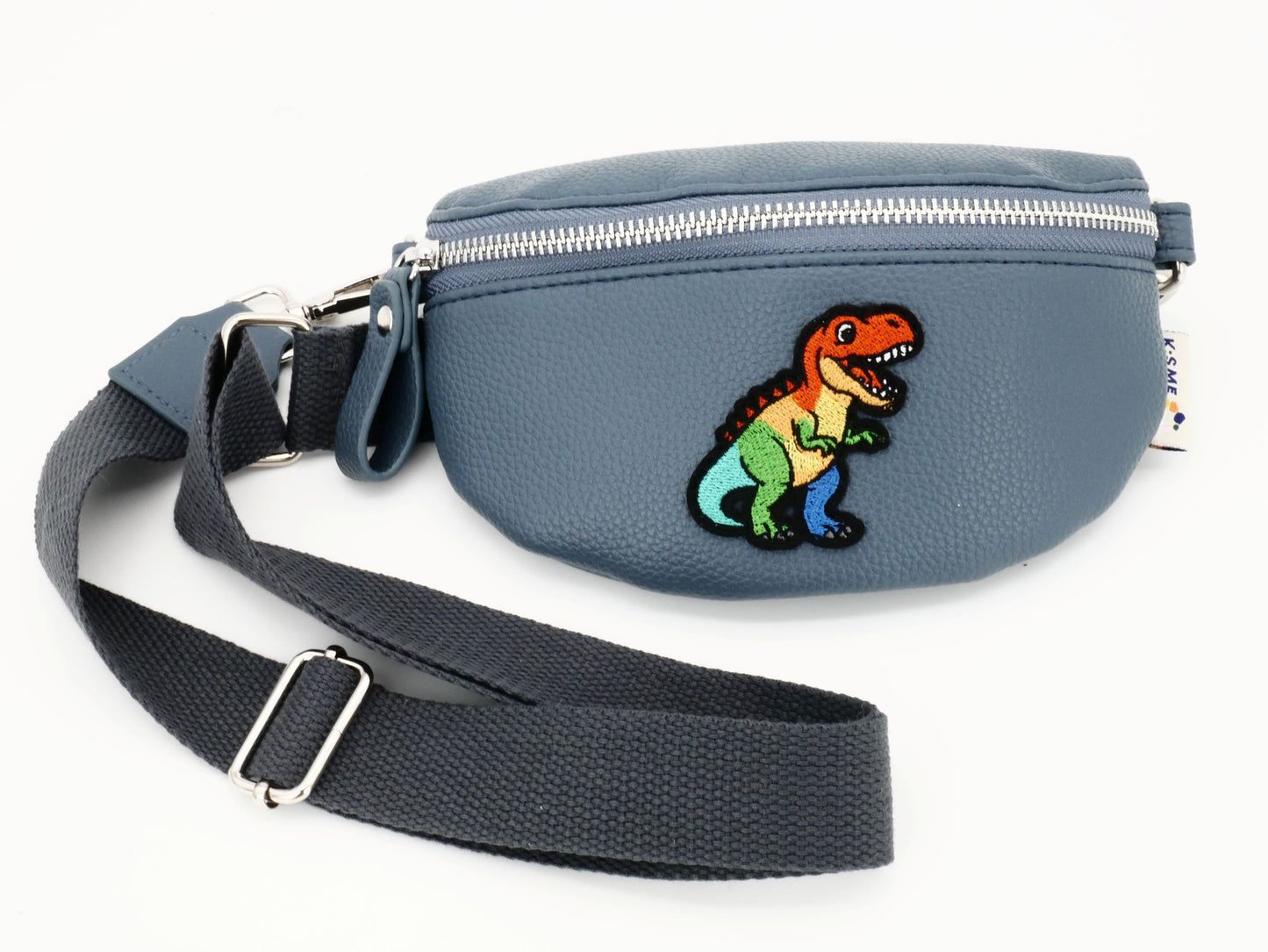KisMe Sidebag Dino jeansblau