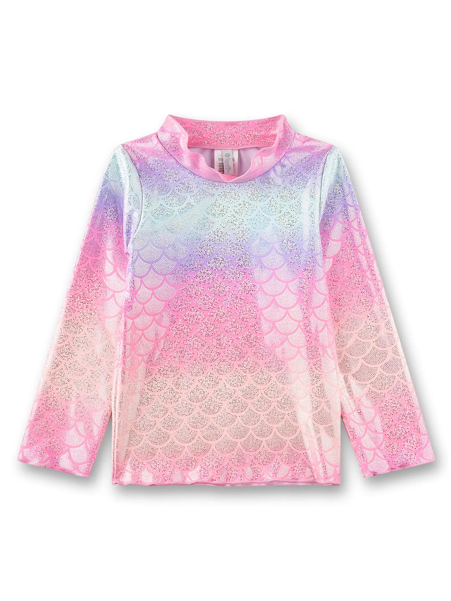 Sanetta Kinder UV Shirt langarm rosa Meerjungfrau