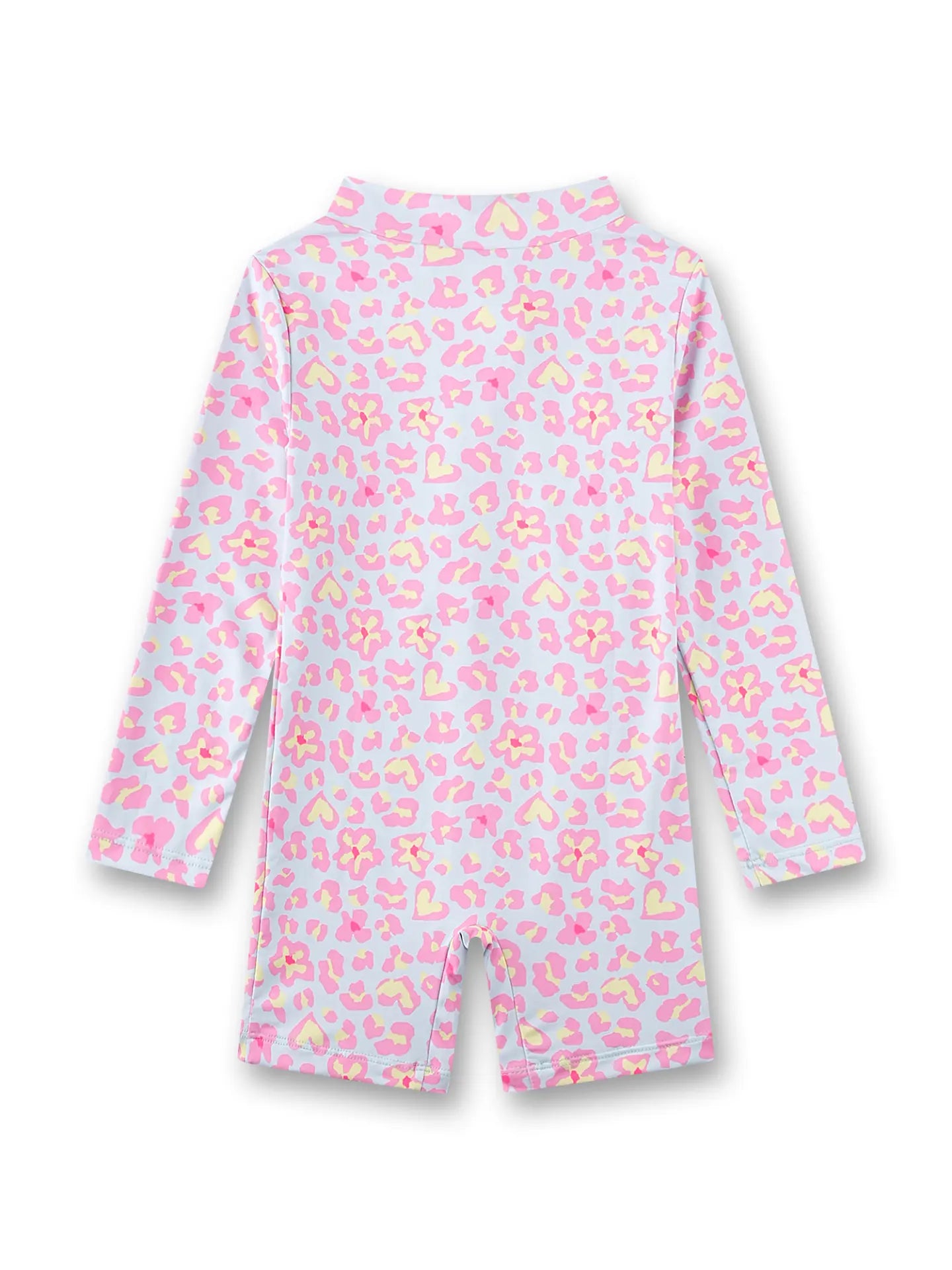 Sanetta Kinder UV Schwimmanzug rosa Leo-Allover