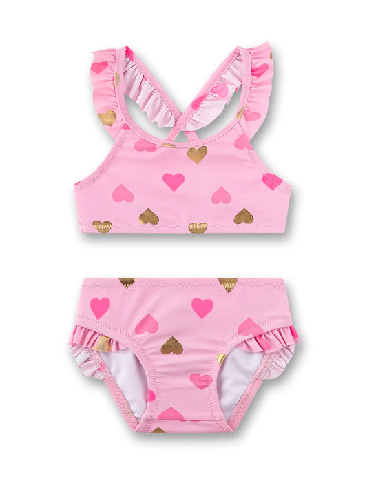 Sanetta Mädchen-Bikini rosa Herzen
