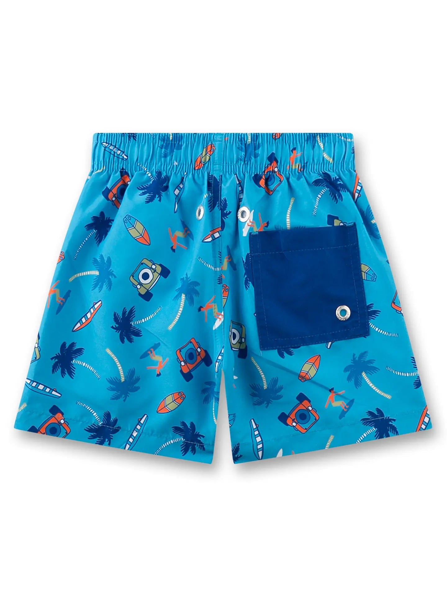 Sanetta Jungen-Badeshorts blau Strand