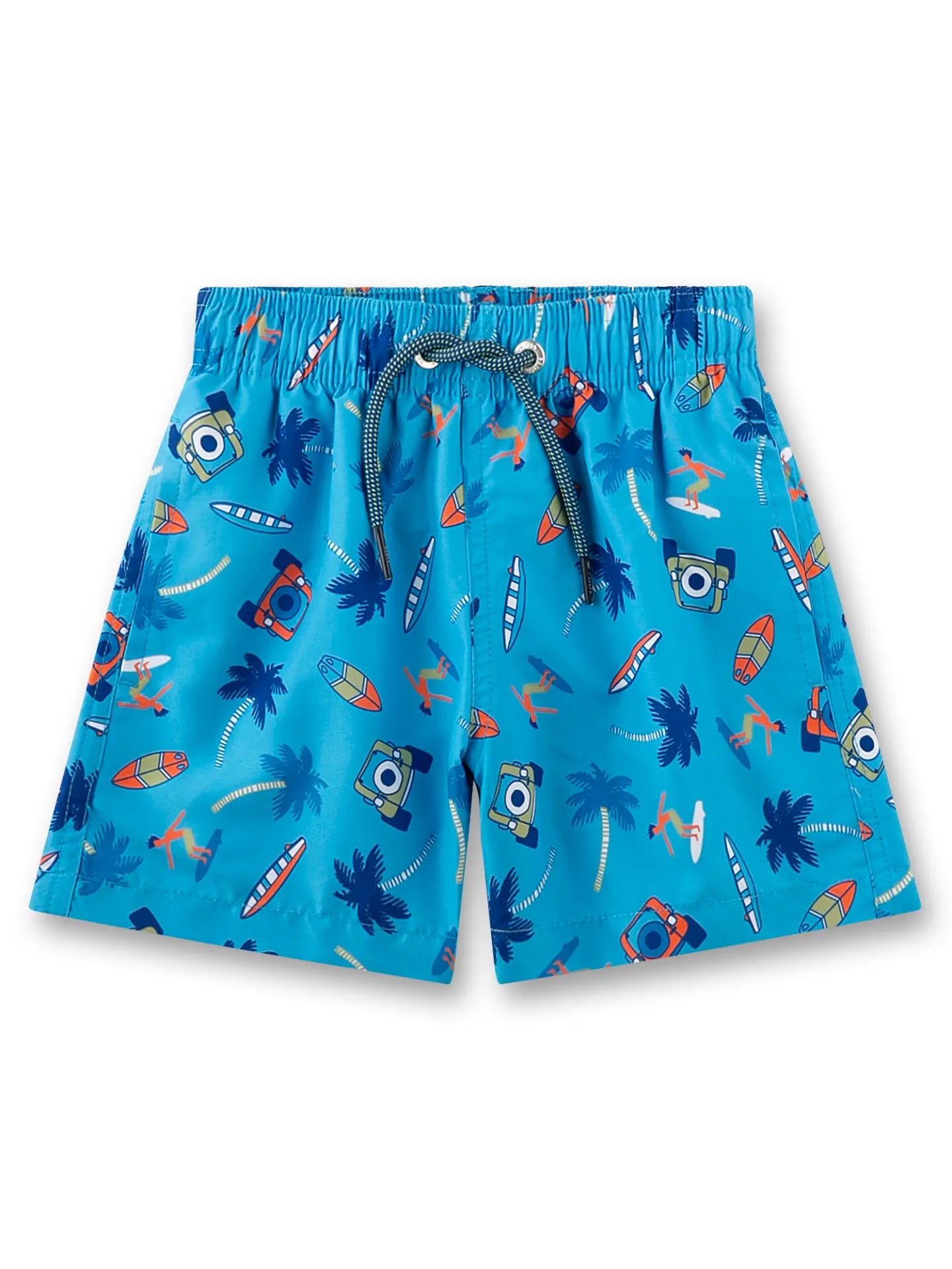 Sanetta Jungen-Badeshorts blau Strand