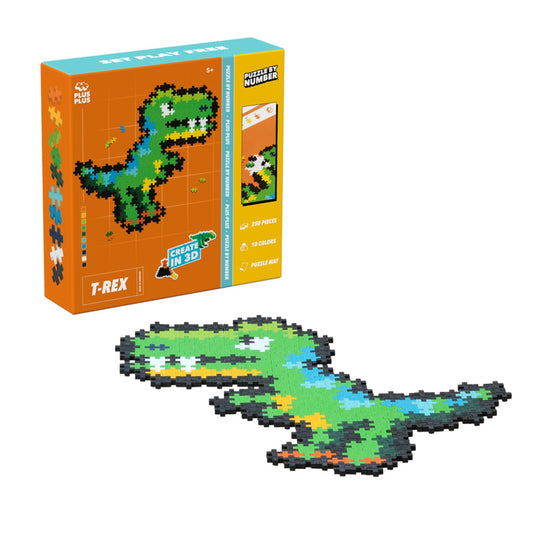 Plus-Plus Mini: Puzzle T-Rex - 250 Bausteine