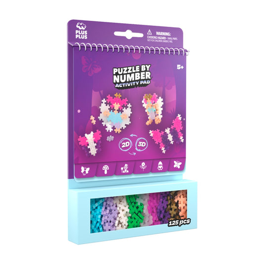 Plus-Plus Puzzle by Number Activity-Pad: Magie - 125 Bausteine