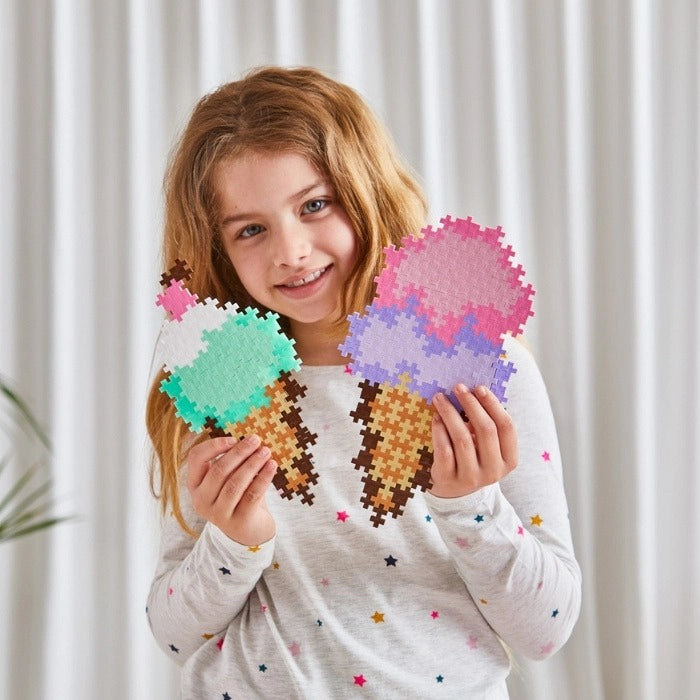 Plus-Plus Mini: Puzzle by Number Eiswaffel - 250 Bausteine