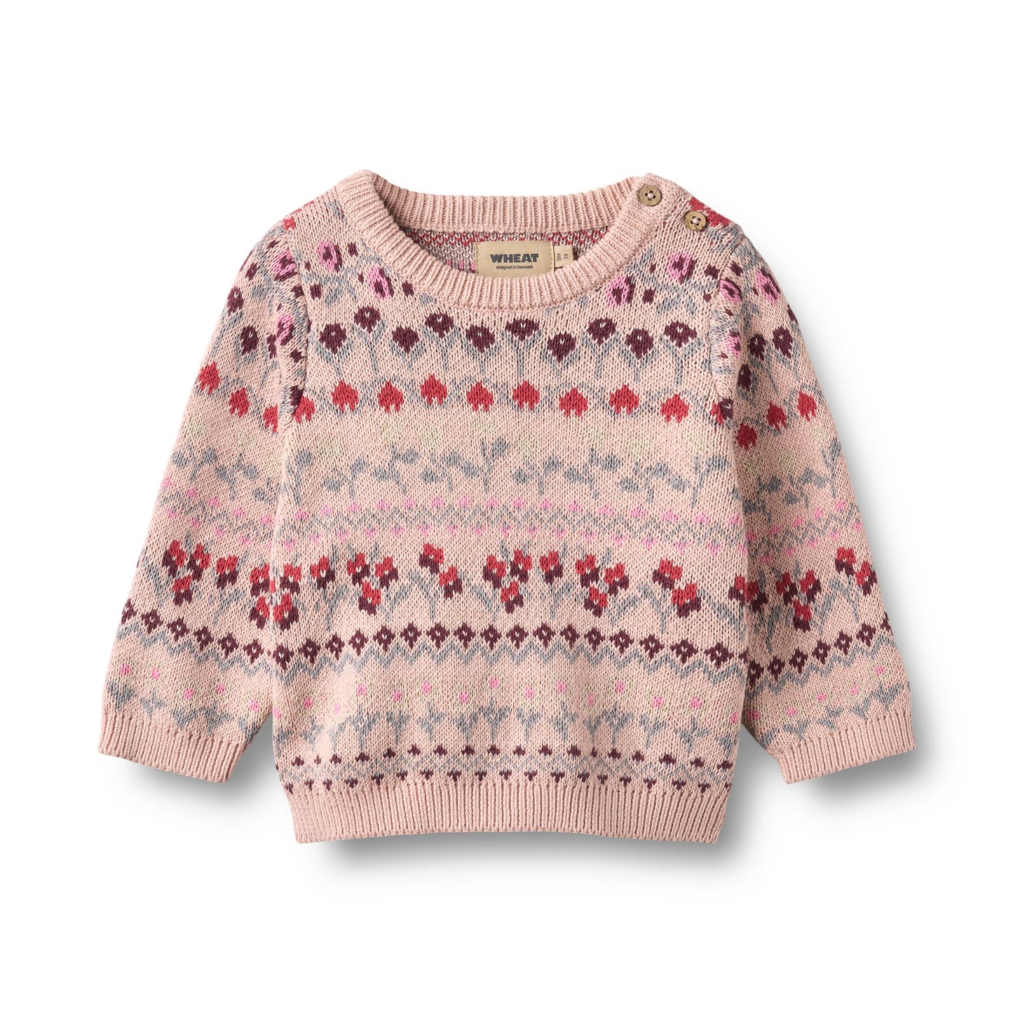 Wheat Baby Jacquard Pullover Mikmak