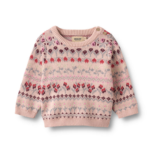 Wheat Baby Jacquard Pullover Mikmak