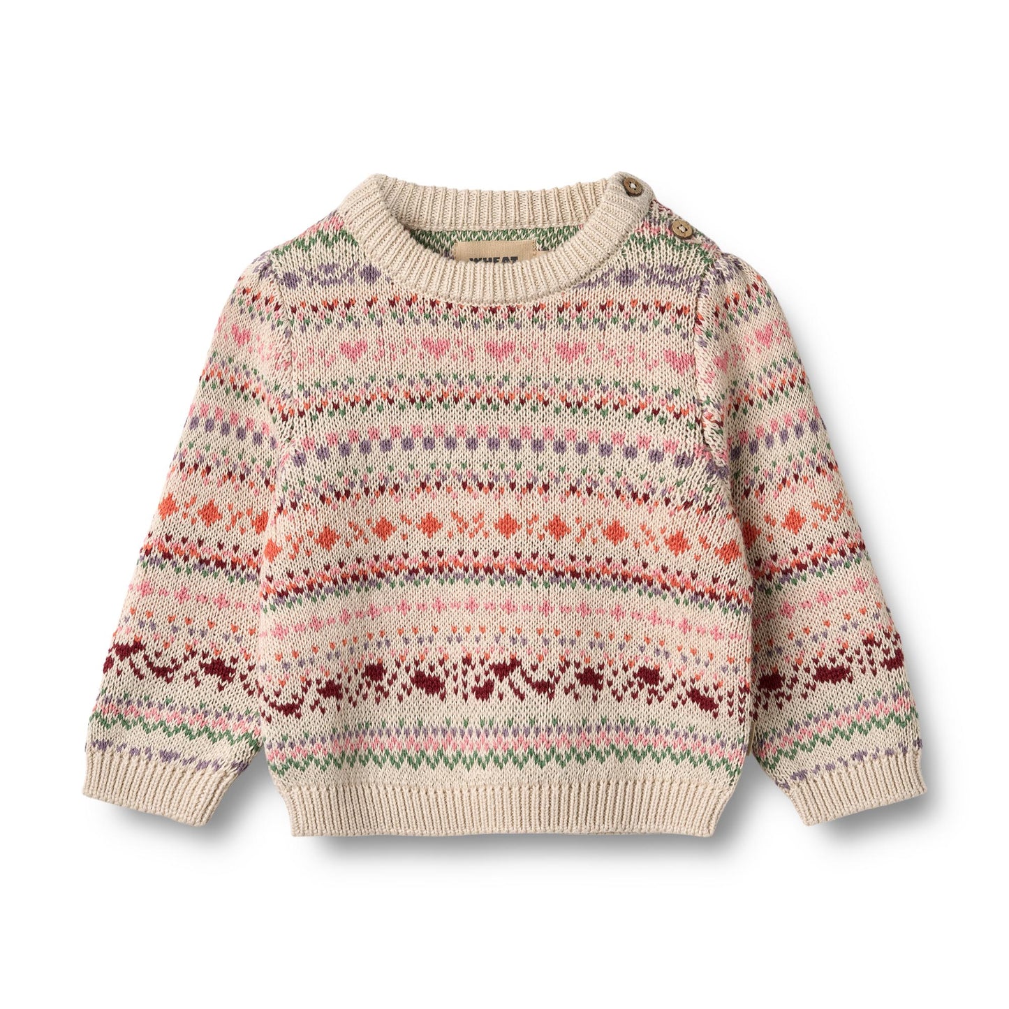 Wheat Jaquard Pullover Olga