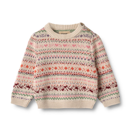 Wheat Jaquard Pullover Olga