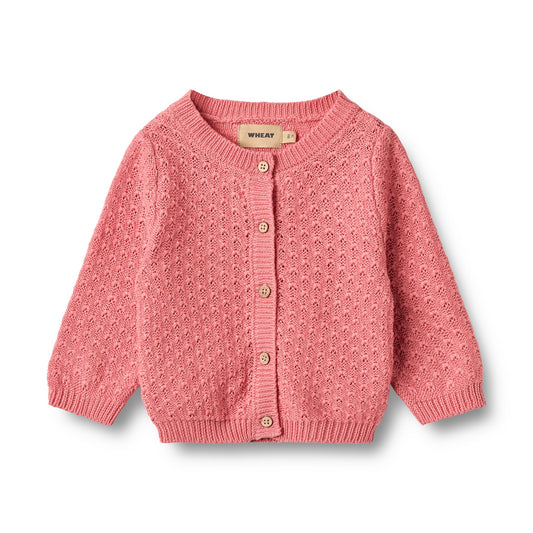 Wheat Mädchen Strickjacke Magnella - soft pink