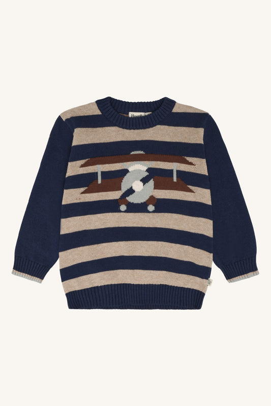 Hust & Claire Pelle Pullover Flugzeug