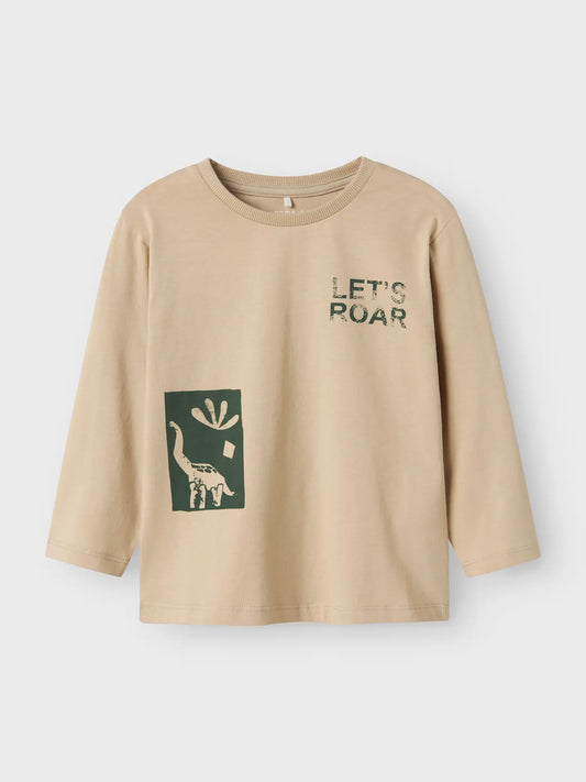 Name it Langarmshirt Niklaus Dino